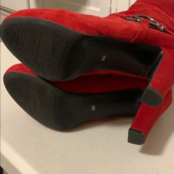 Red IMPO Stretch Boots 8 M NWOT - Picture 11 of 15